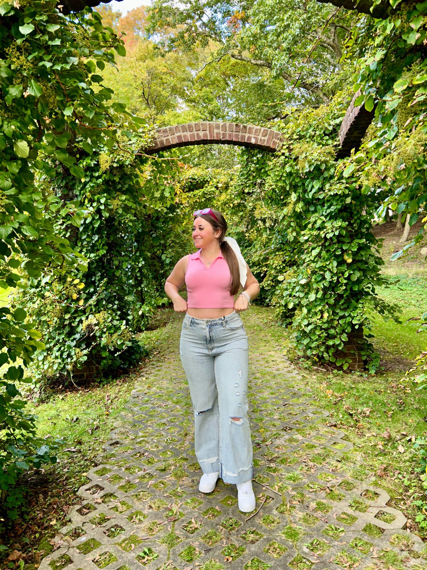 Ceros Ripped Jeans Cuffed