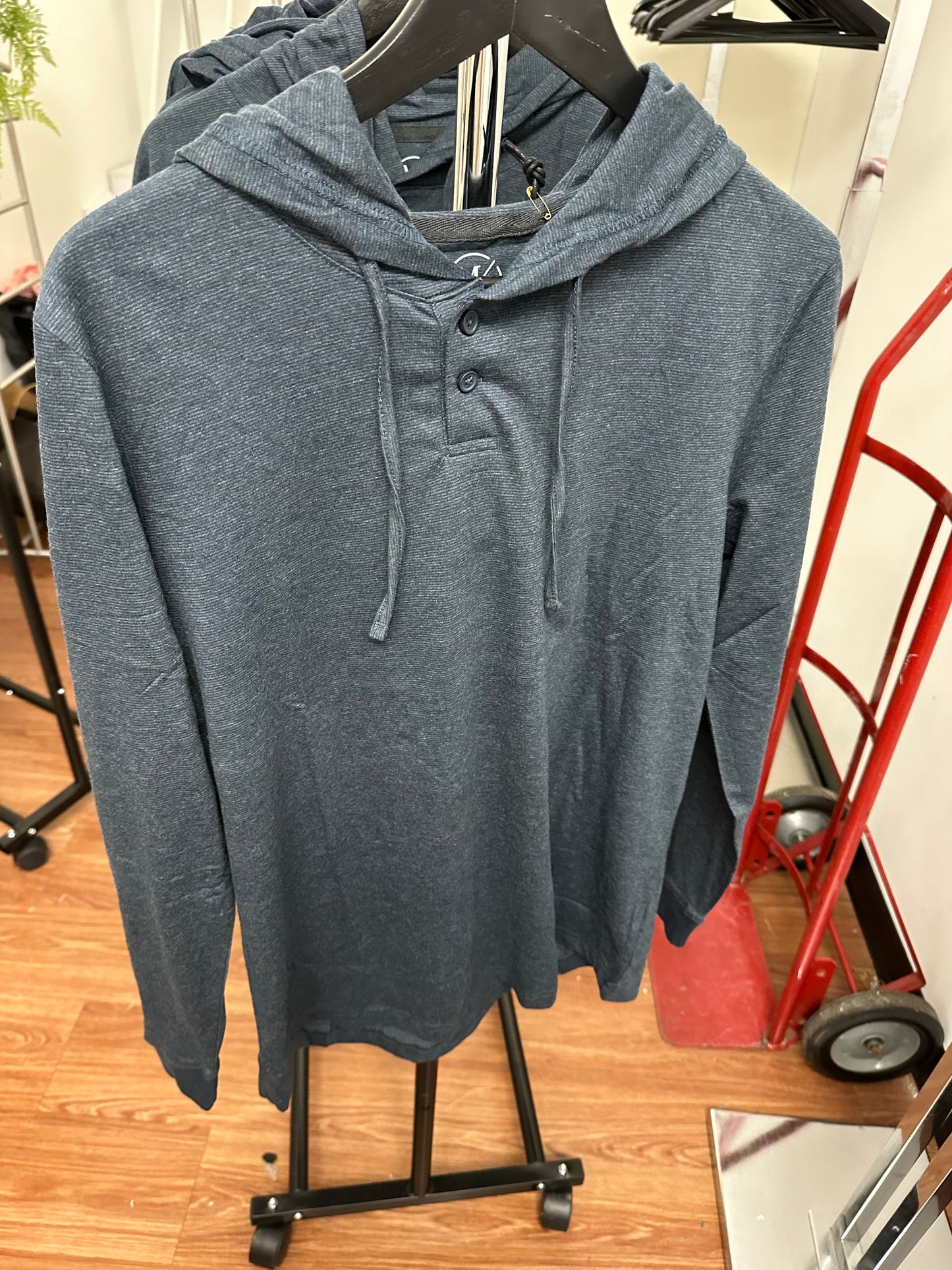 Unisex Casual Button Hoodie