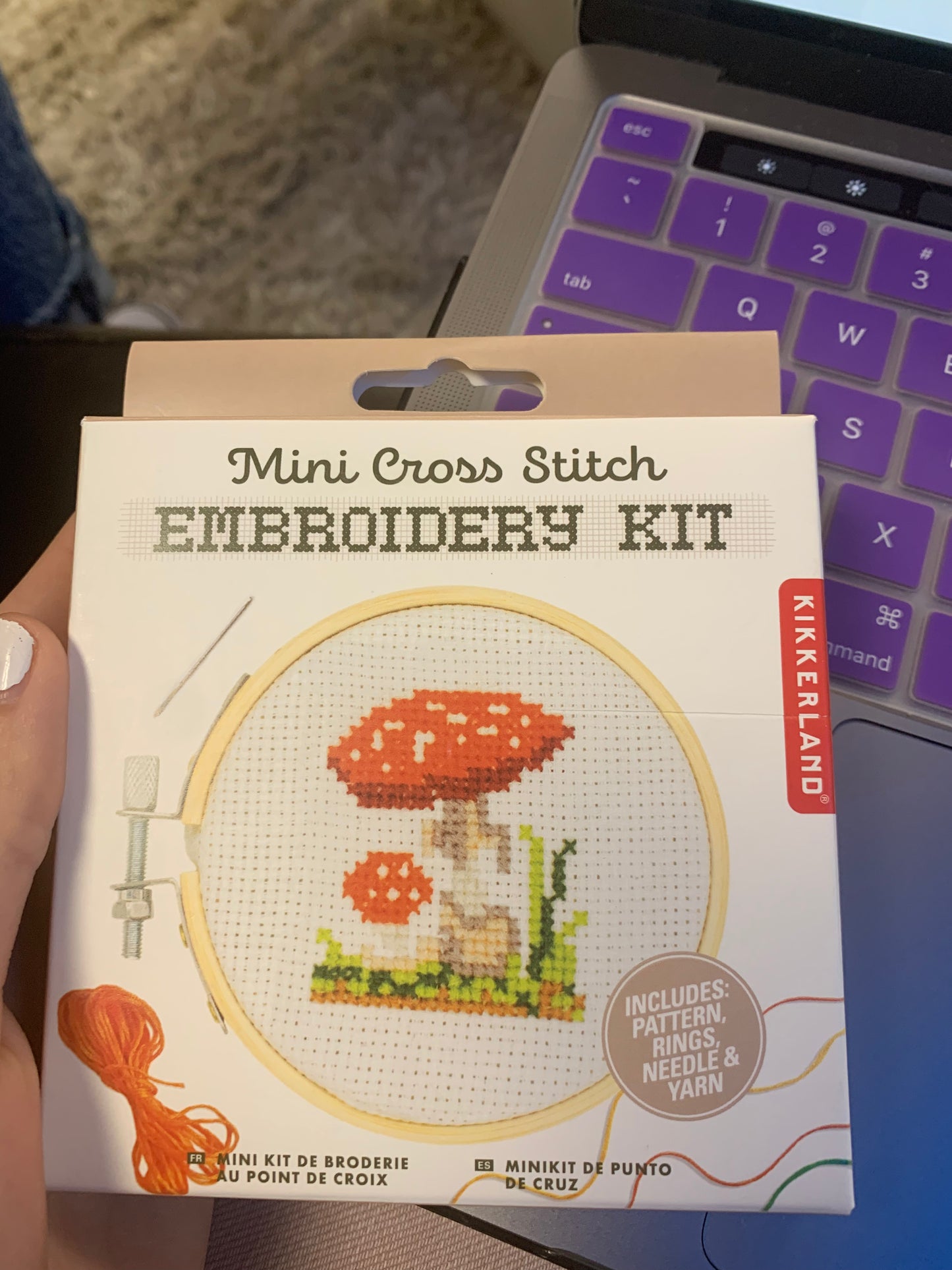 Mushroom Embroidery Kit