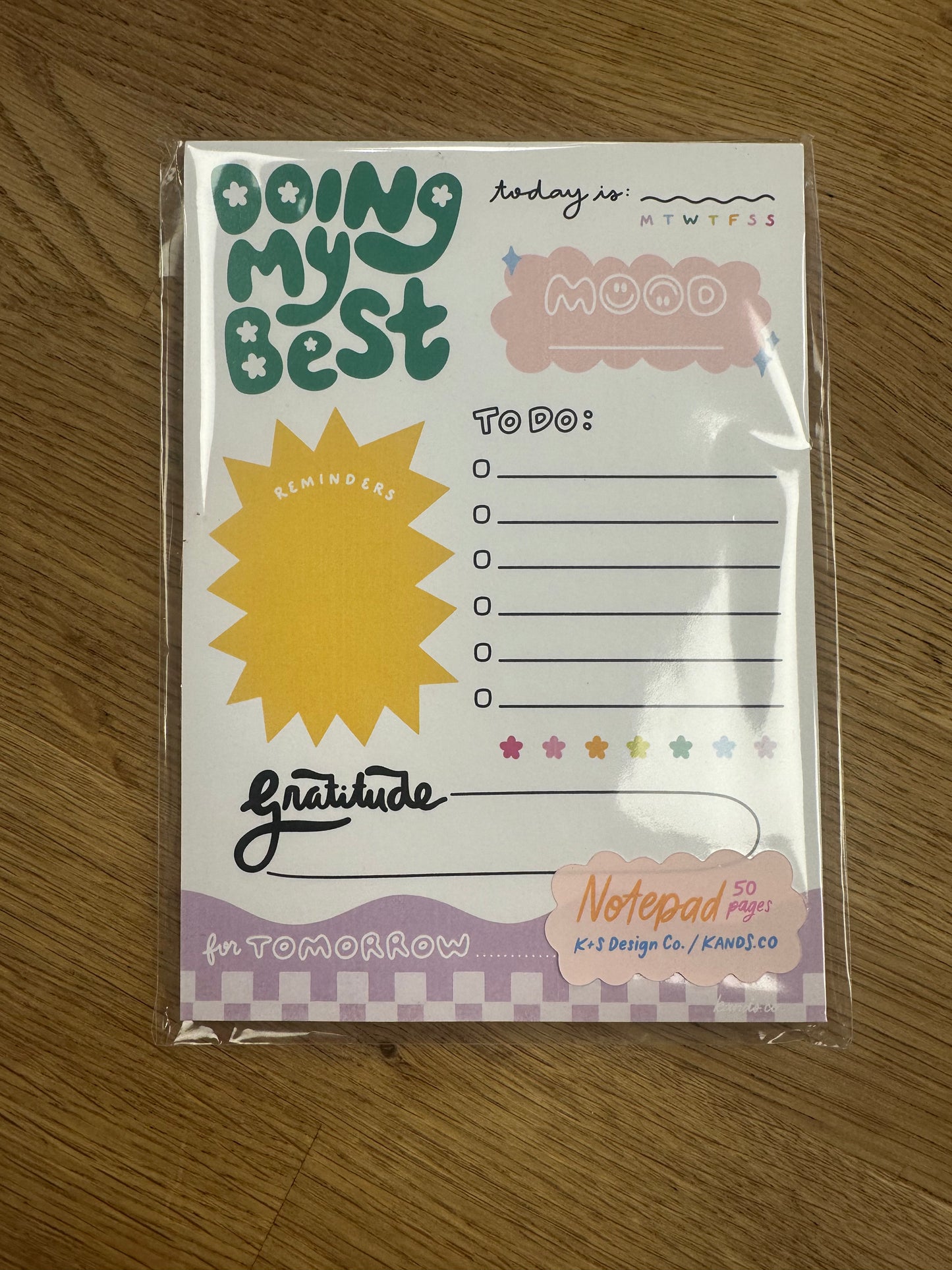 Doing My Best Notepad