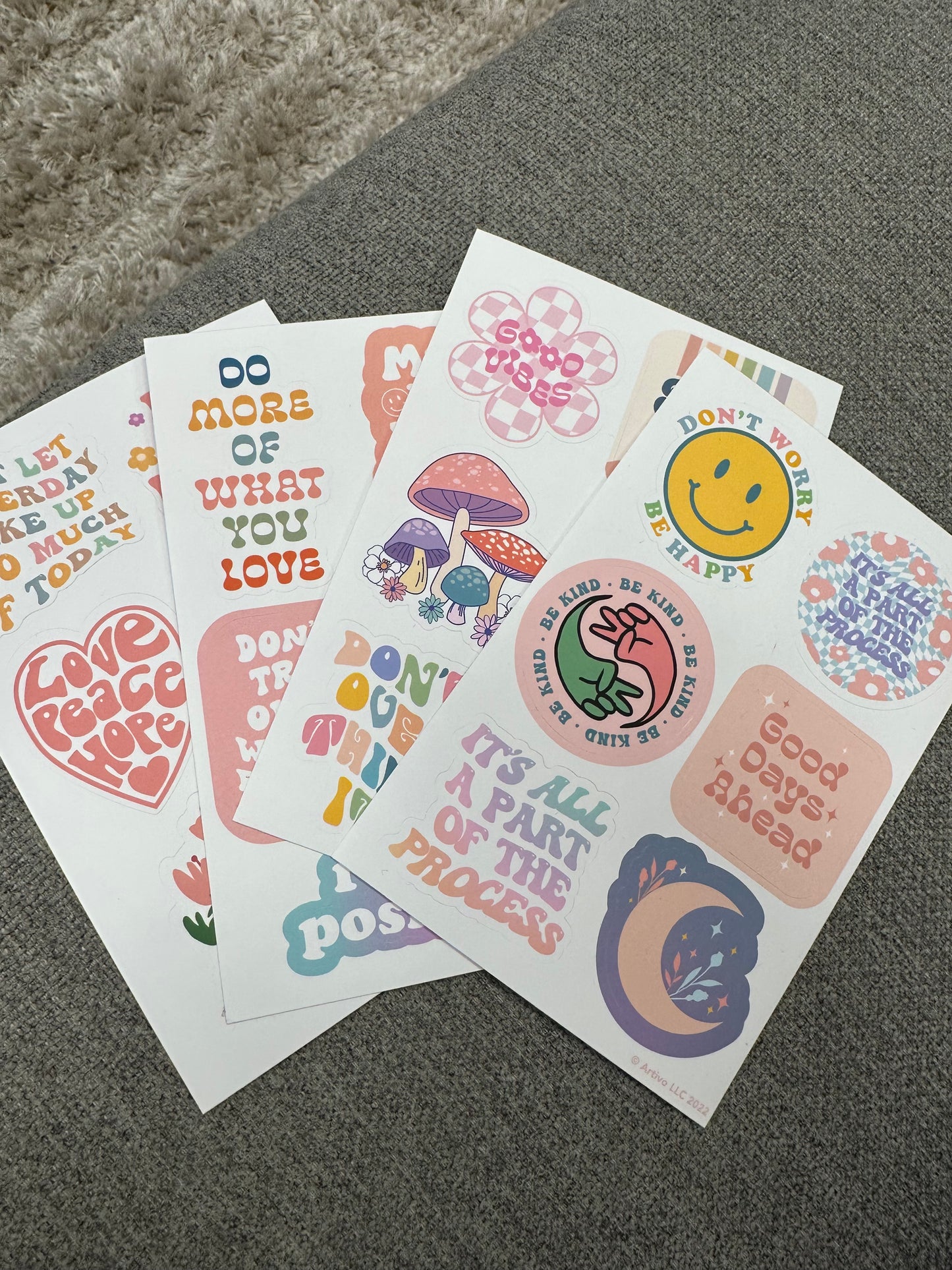 Pastel Sticker Sheets