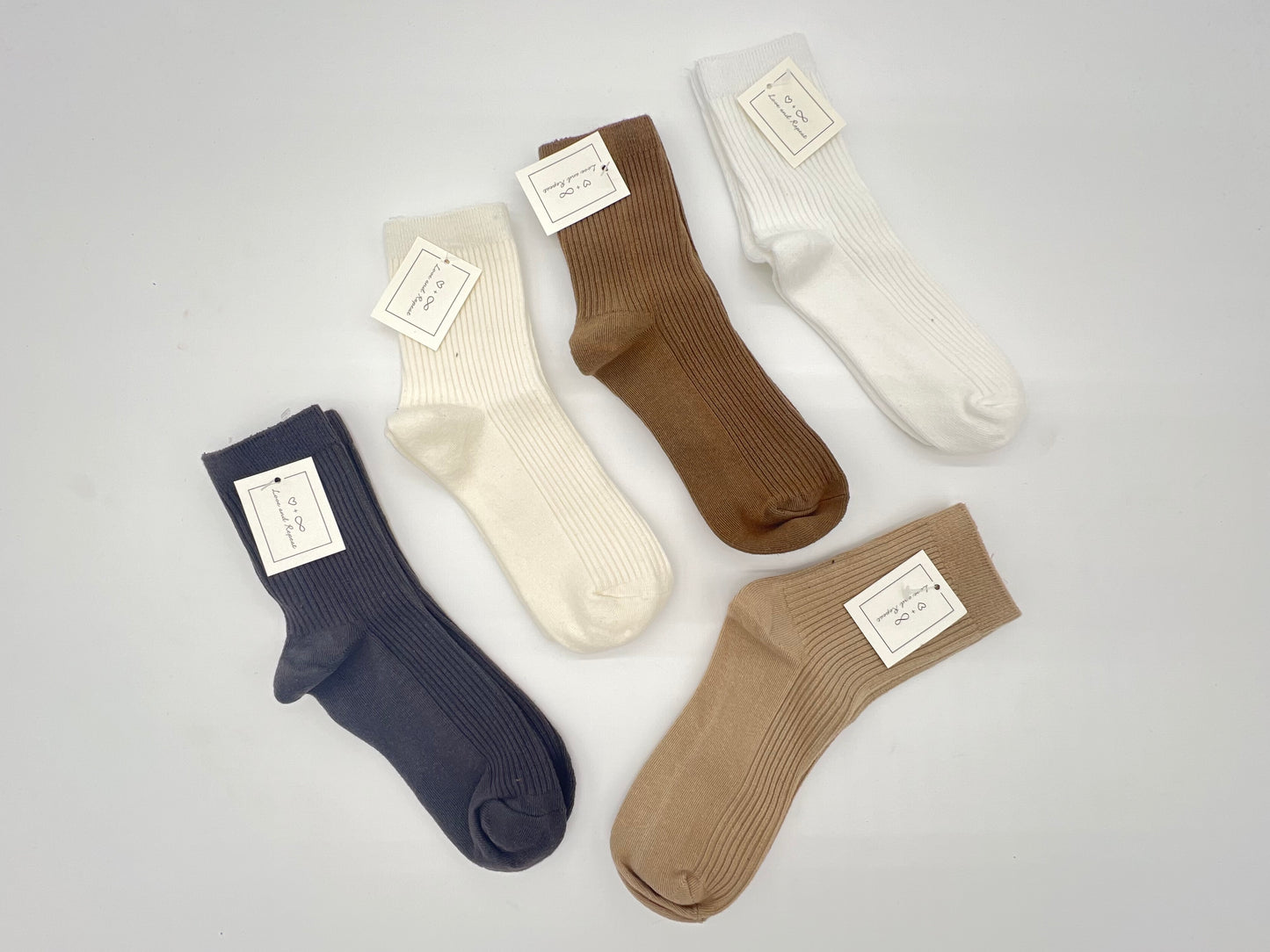 neutral tone socks