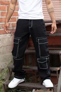 Victorious Mens Black Utility Pant