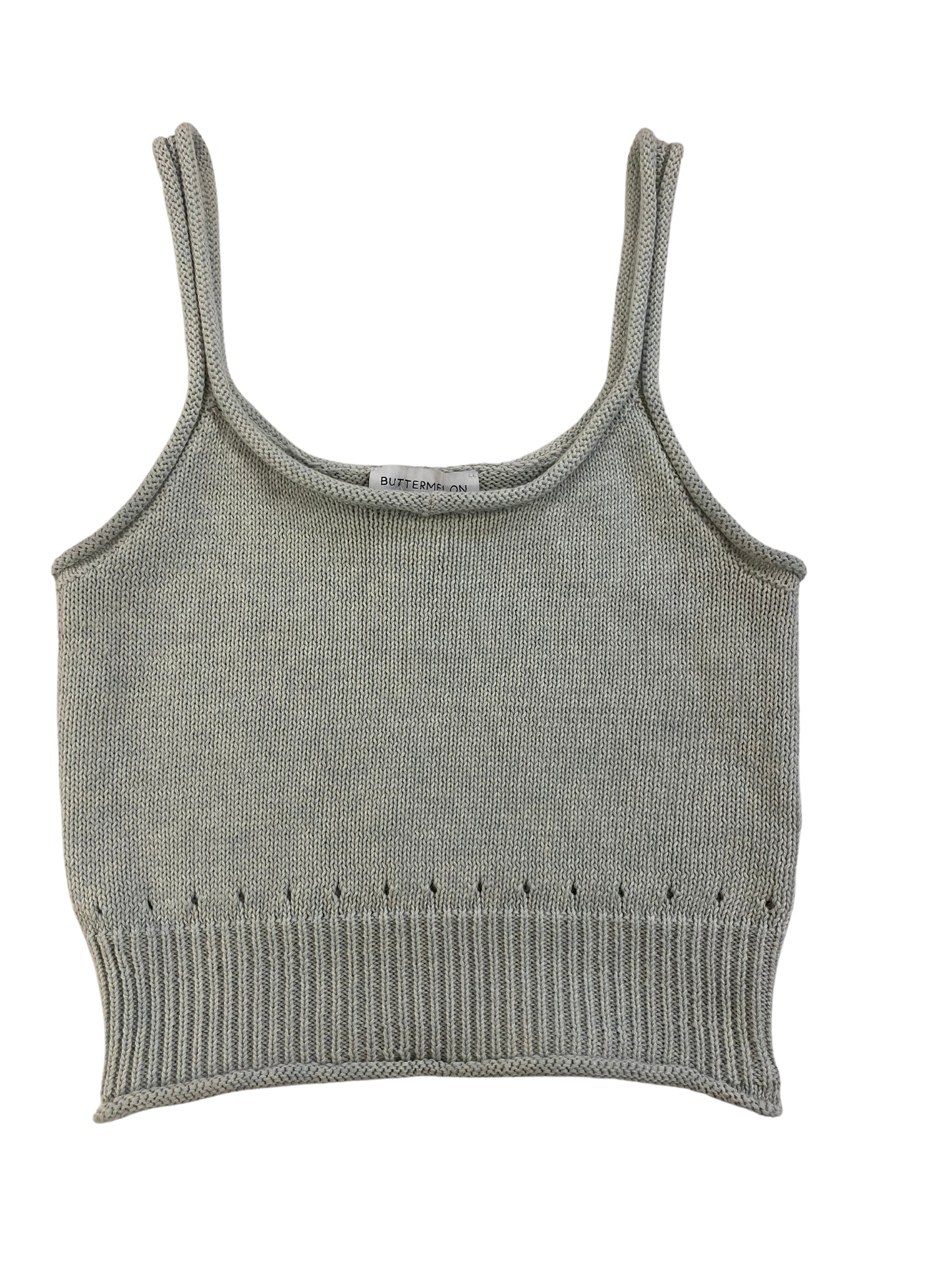 Buttermelon Cropped Sweater Tank