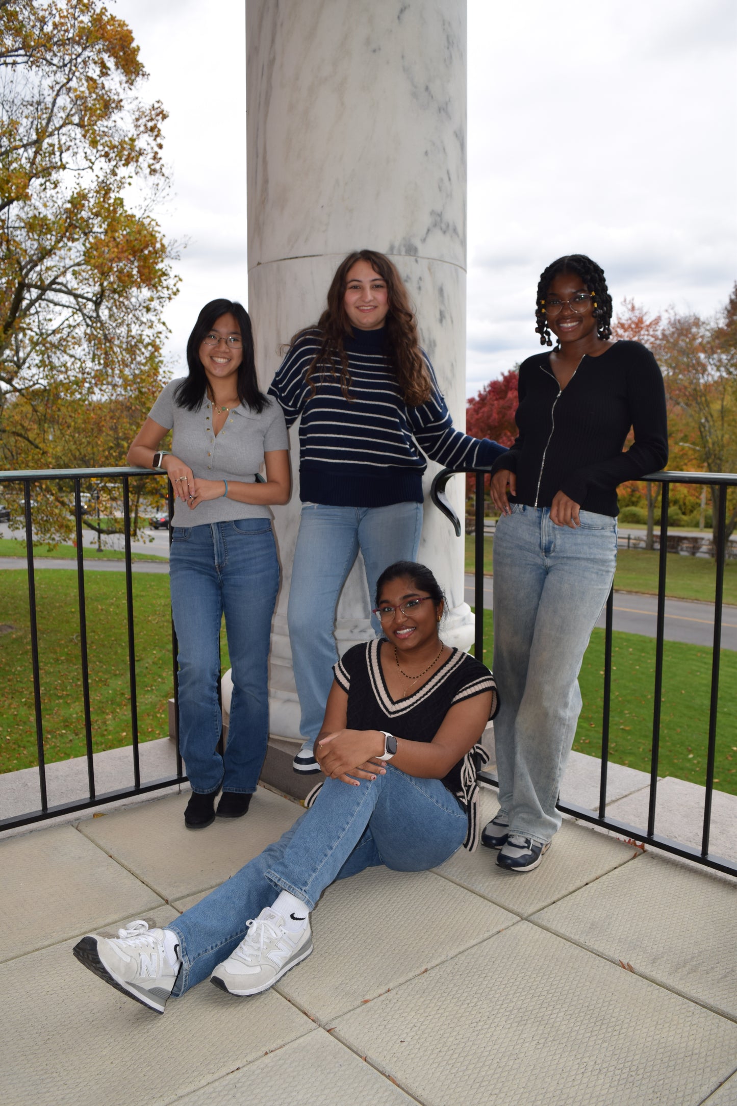 New: Blue Pepper Two-Way Zipper Knit Cardigan