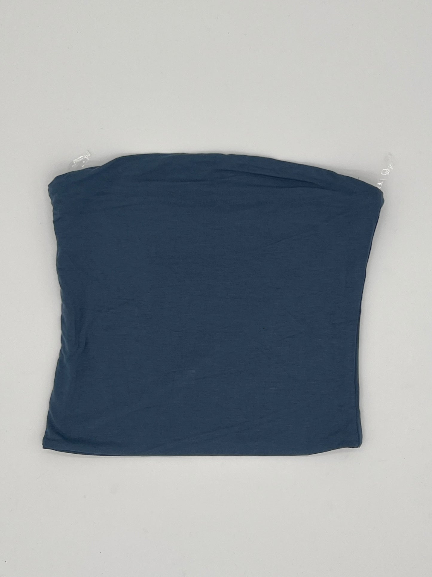 Teal Bandeau Crop Top