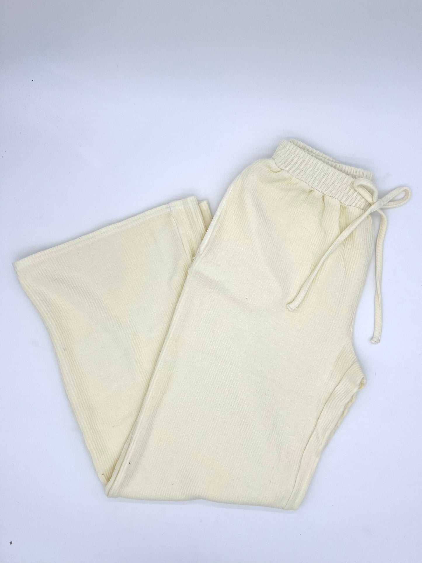 Washed High Waist Drawstring Lounge Pant