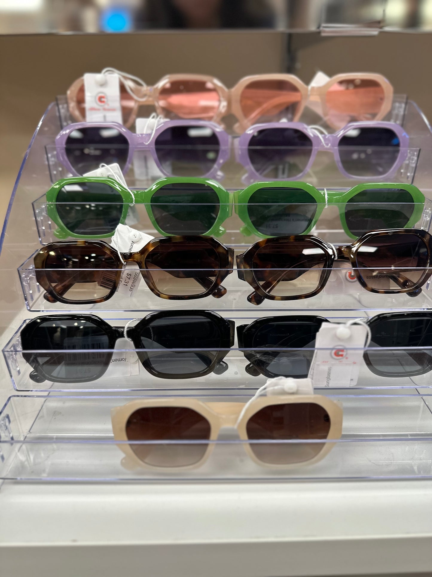 Women's Hexagonal Frame-Sunglasses