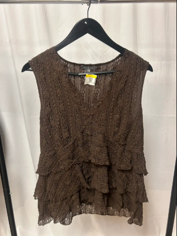 Rethreads Brown Lacy Top 6168