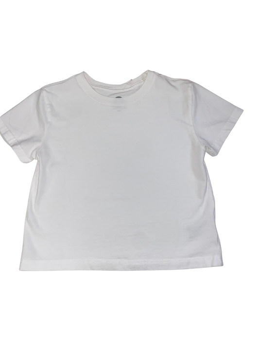Basics White Crop T-shirt
