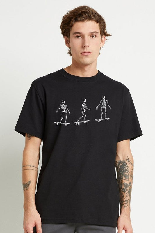 Unisex Skeleton Skater T-shirt