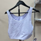 CURVY Cut Out Back Sports Bra - Mono B