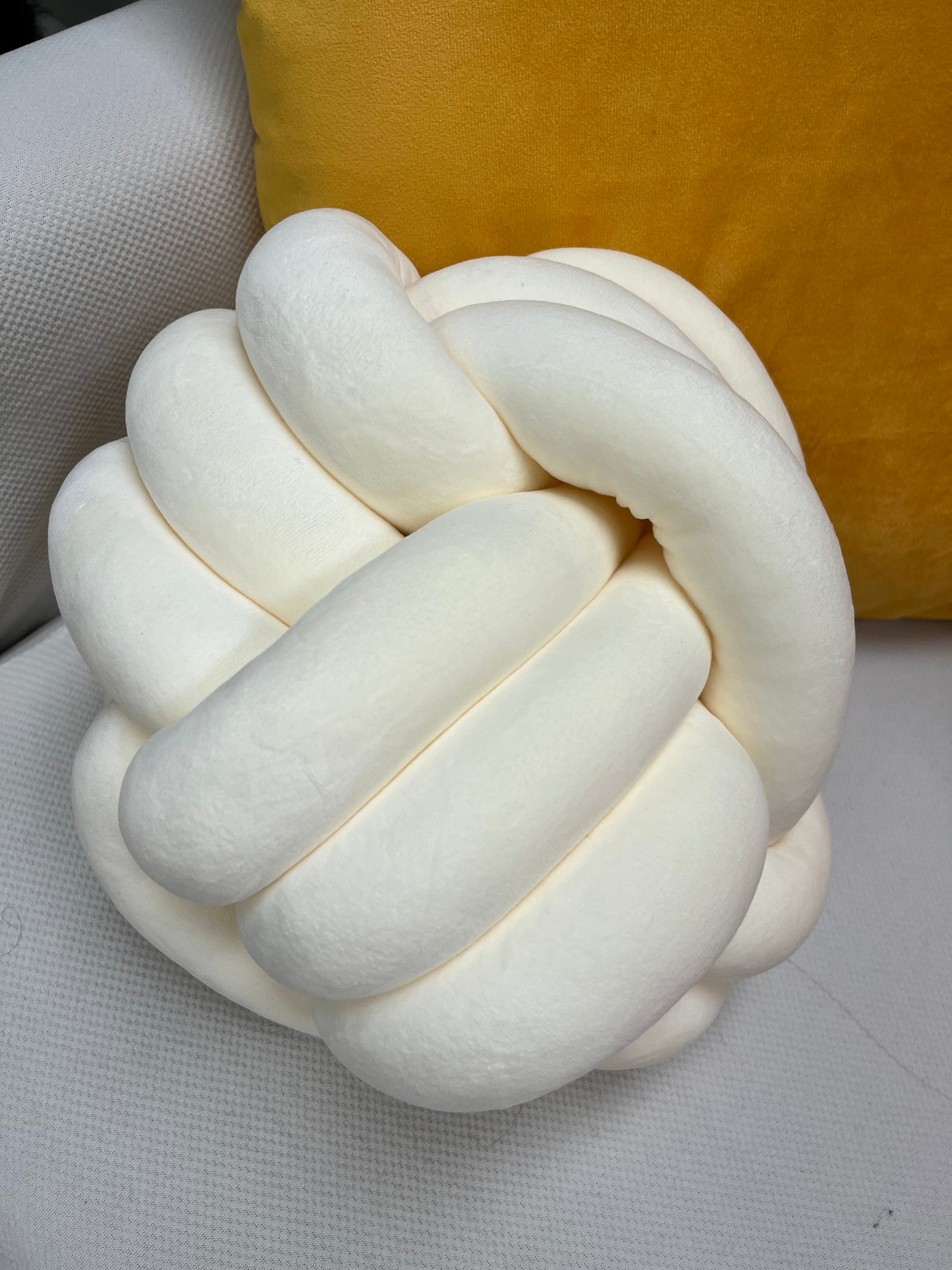 Velvet Fleece Knot Pillows